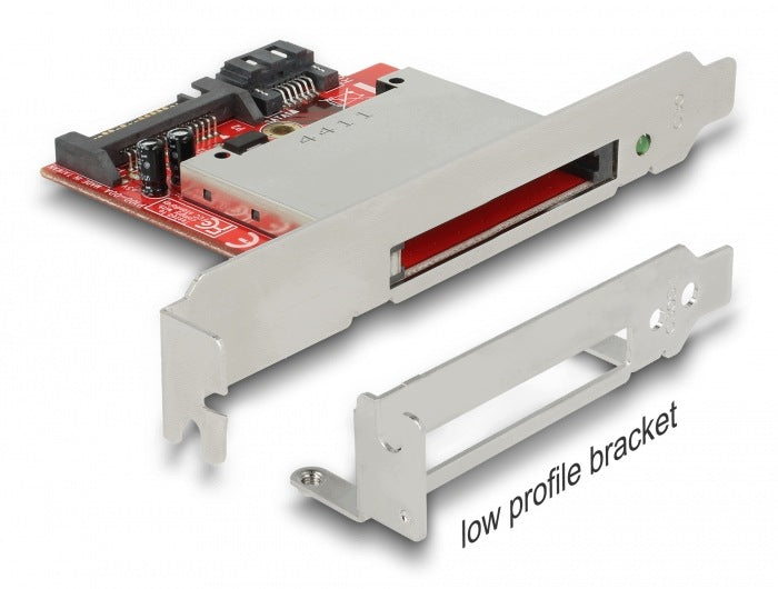 Low profile SATA card reader for CFast Delock 91495 cards