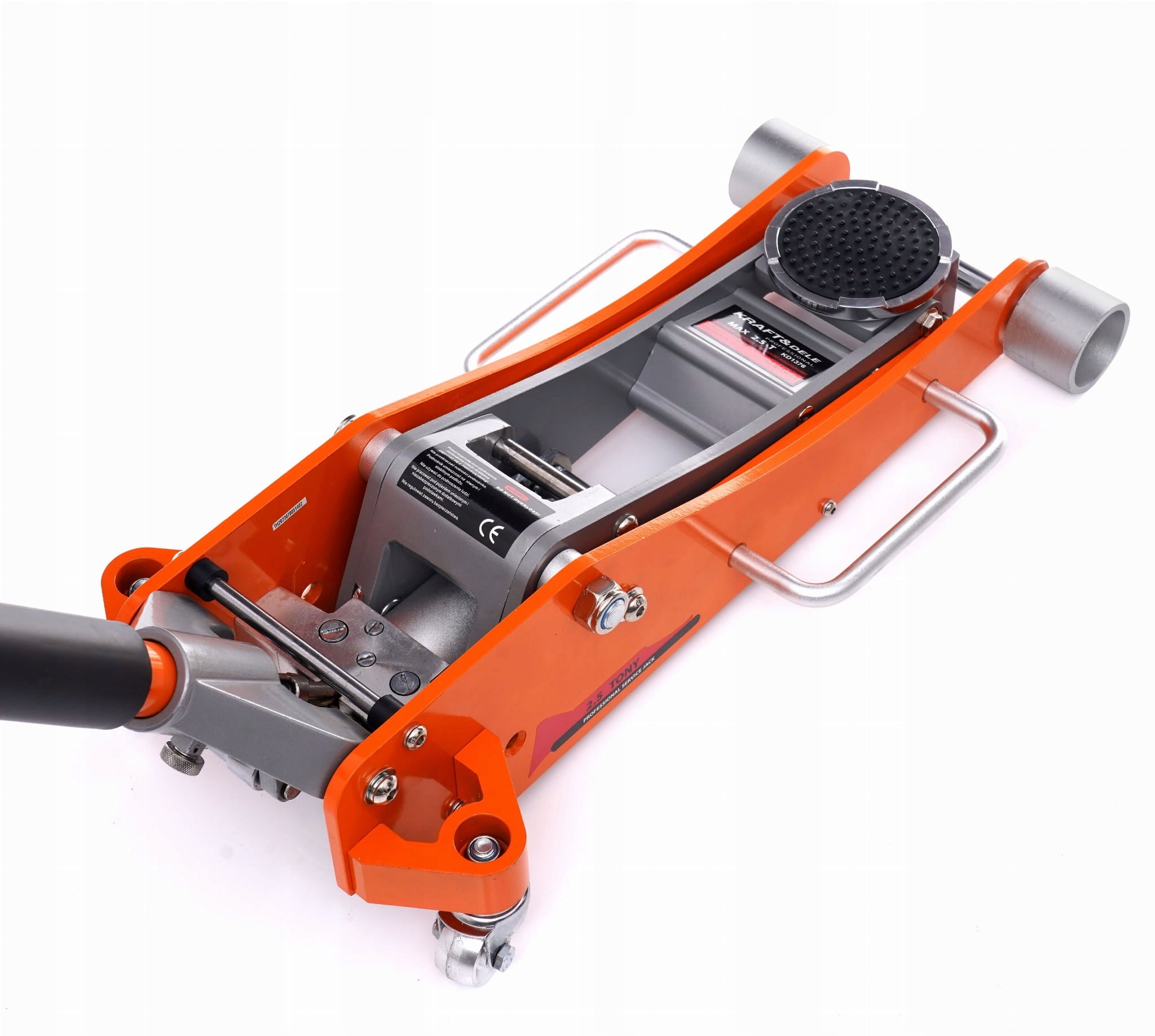 Low profile hydraulic lift 2,5T 85-470mm Kraft&Dele KD1376 Brand Kraft&Dele