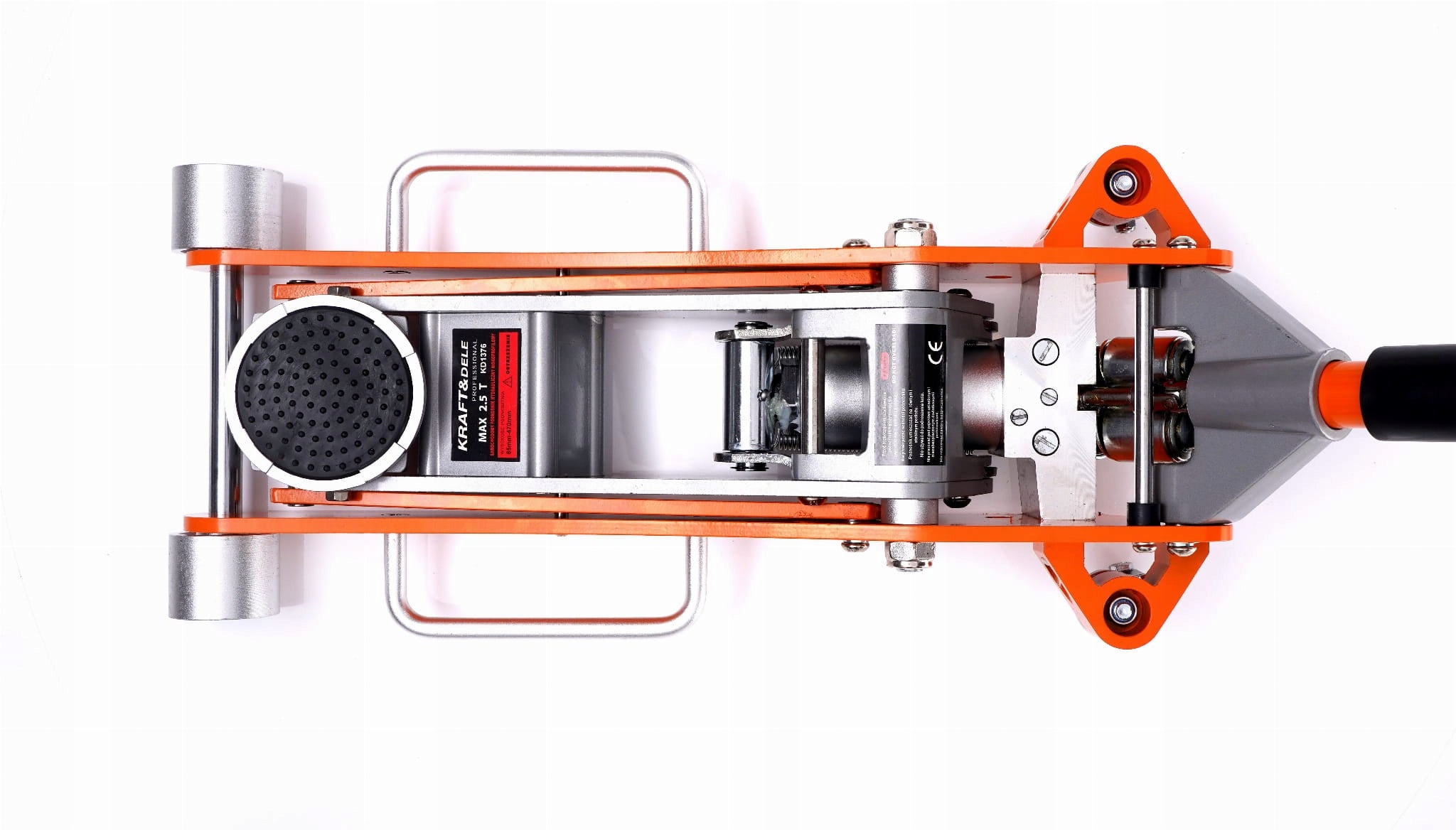 Low profile hydraulic lift 2,5T 85-470mm Kraft&Dele KD1376 Manufacturer code KD1376