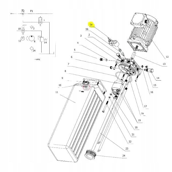 Lowering valve coil AC220 Brand AZ