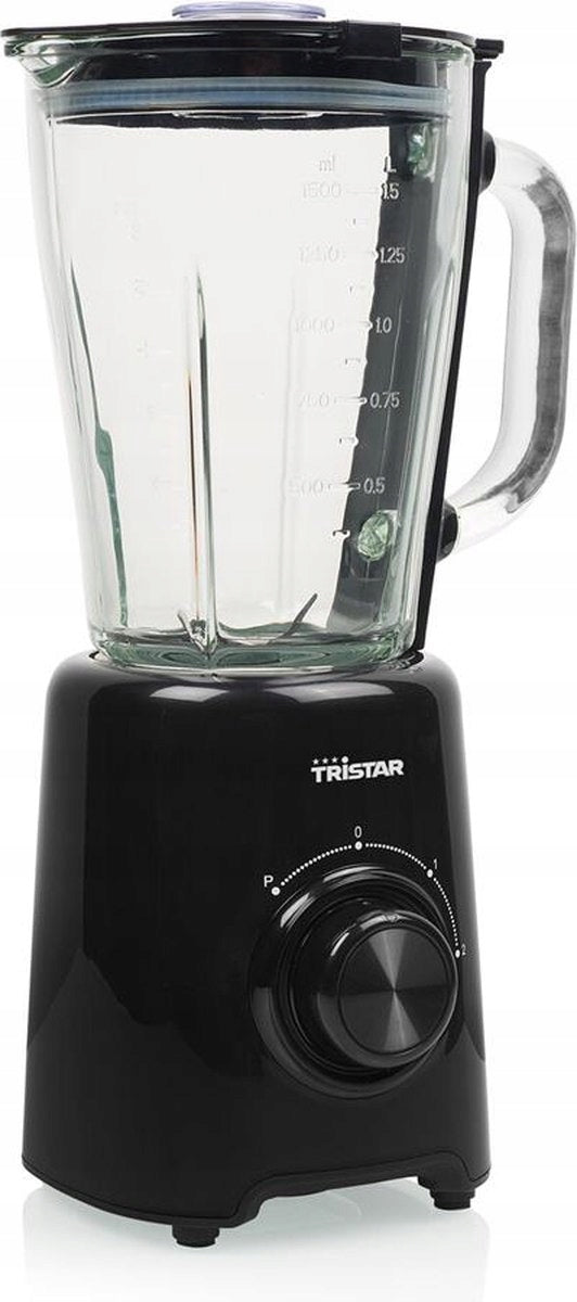 LuX BLACK DUTCH LARGE STRONG GLASS Cup Blender SMOOTHIE 1,5L Manufacturer code BL-4477