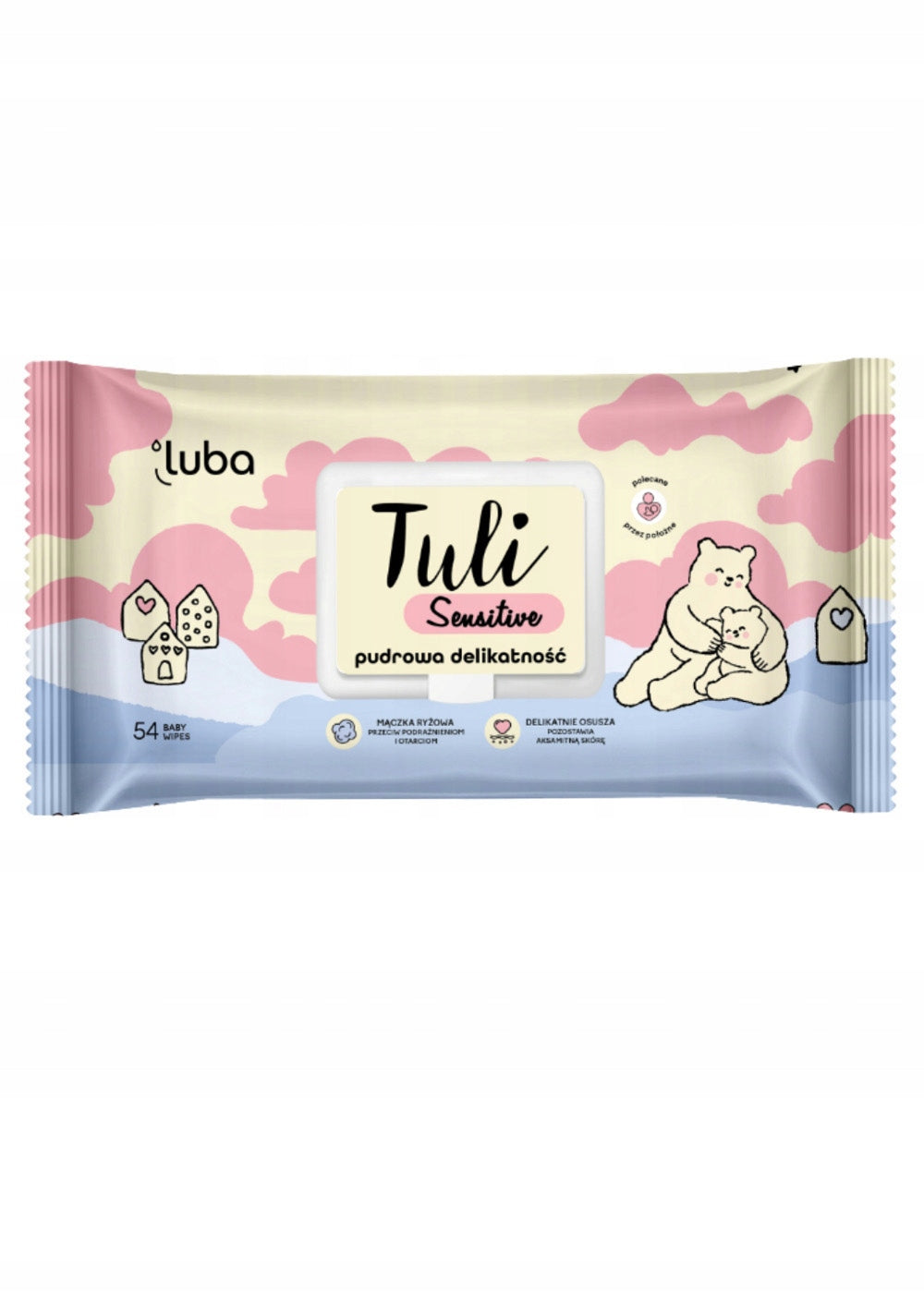Luba Tuli SENSITIVE Powder Gentleness for Children Moisturized Wipes