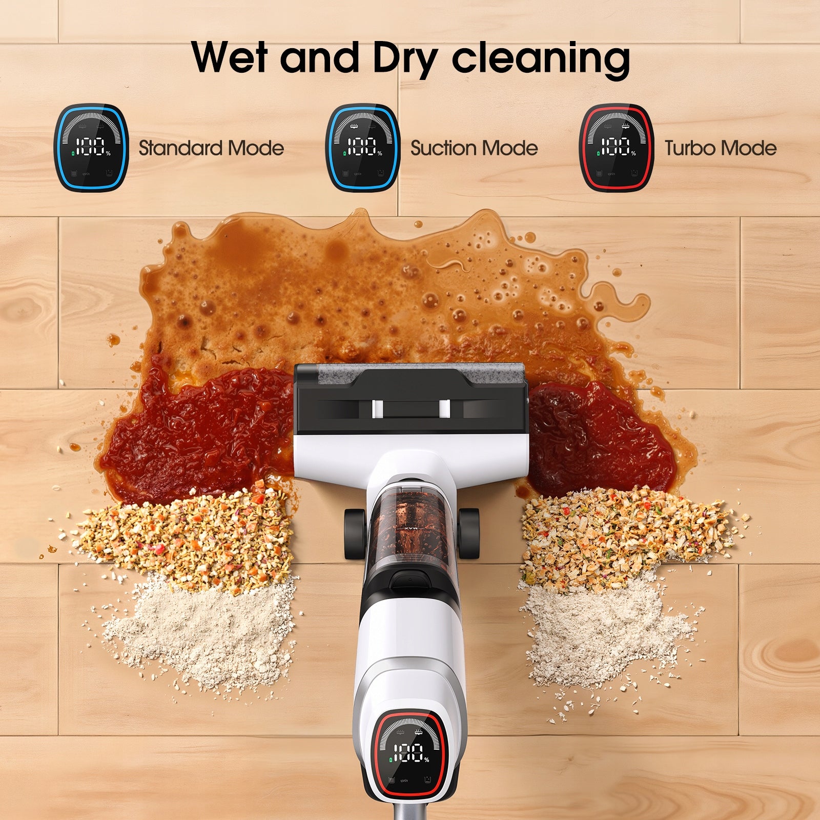 Lubluelu T8A Vertical Vacuum Cleaner Self-Cleaning Wireless Brushless Motor Brand Lubluelu