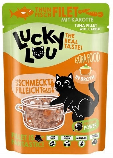 Lucky Lou Extra Food Tuna with Carrot in Sachet 70g Cat Food EAN (GTIN) 4262437740973