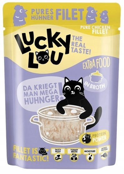 Lucky Lou Extrafood Chicken in Broth Sachet 70g Manufacturer code 4262437740928