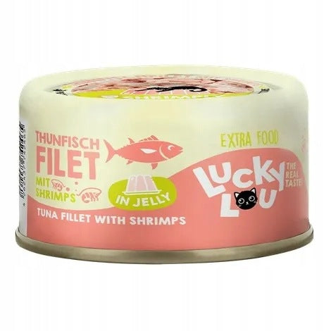Lucky Lou Extrafood Tuna and Shrimp in Jelly Can 70g