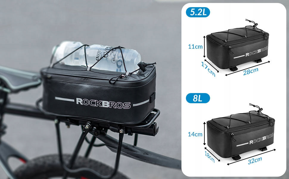 Luggage bag 8L quick installation waterproof ROCKBROS 30141700002 A17 L Manufacturer code 30141700002