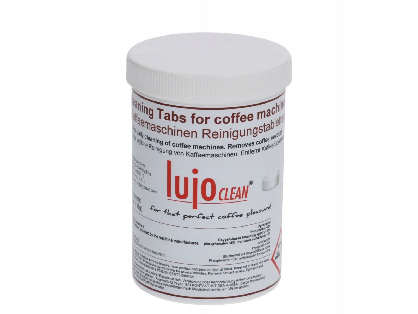 Lujo clean cleaning tablets for espresso machine 120pcs