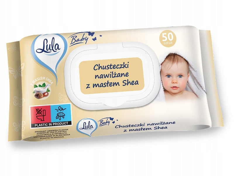Lula Wet wipes with Shea butter 50pcs