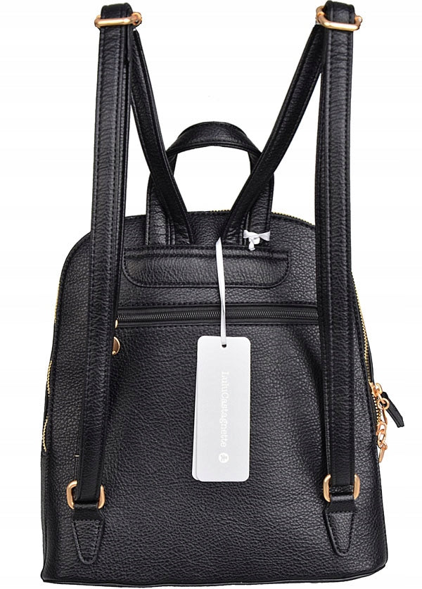 LuluCastagnette Stylish Backpack Women's Pockets Braces MISIO EAN (GTIN) 0084809602474