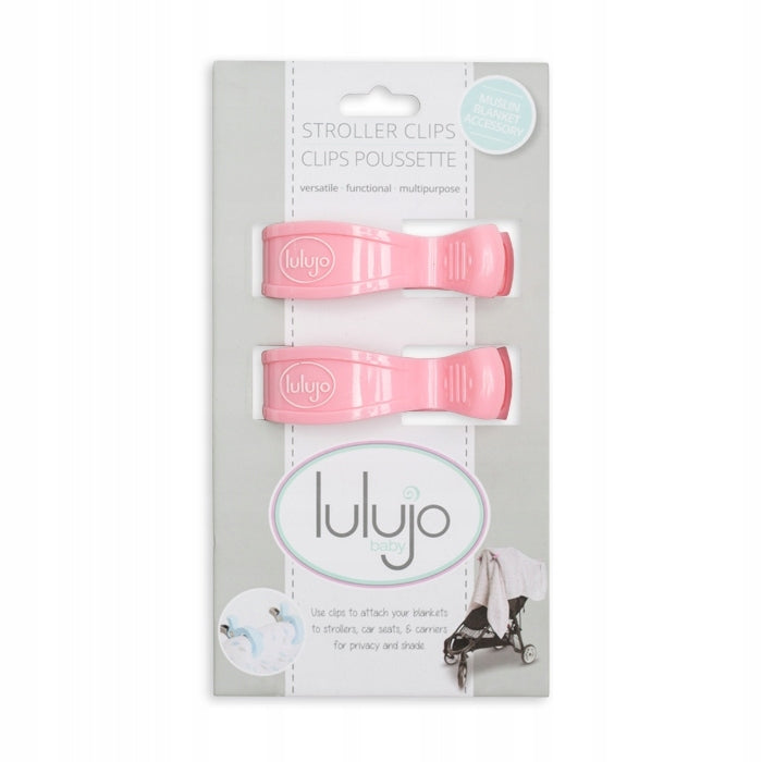 Lulujo Blanket Clips 2pcs PINK Packaging status original