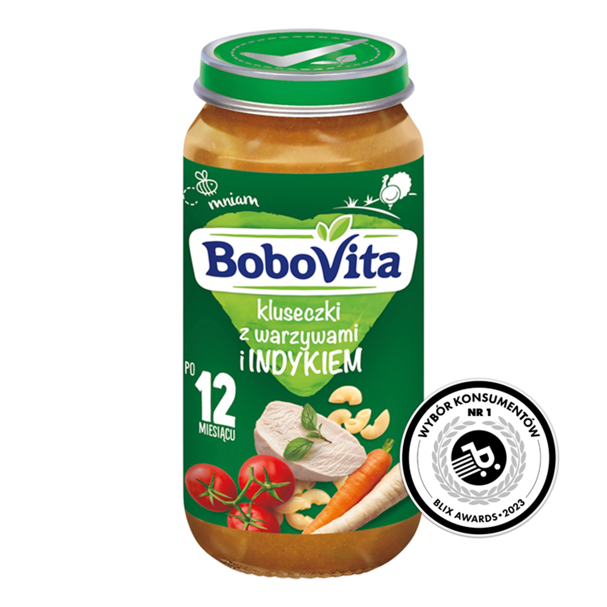 Lunch Bobovita Noodles with vegetables and turkey from 12 months 250 g Brand Bobovita