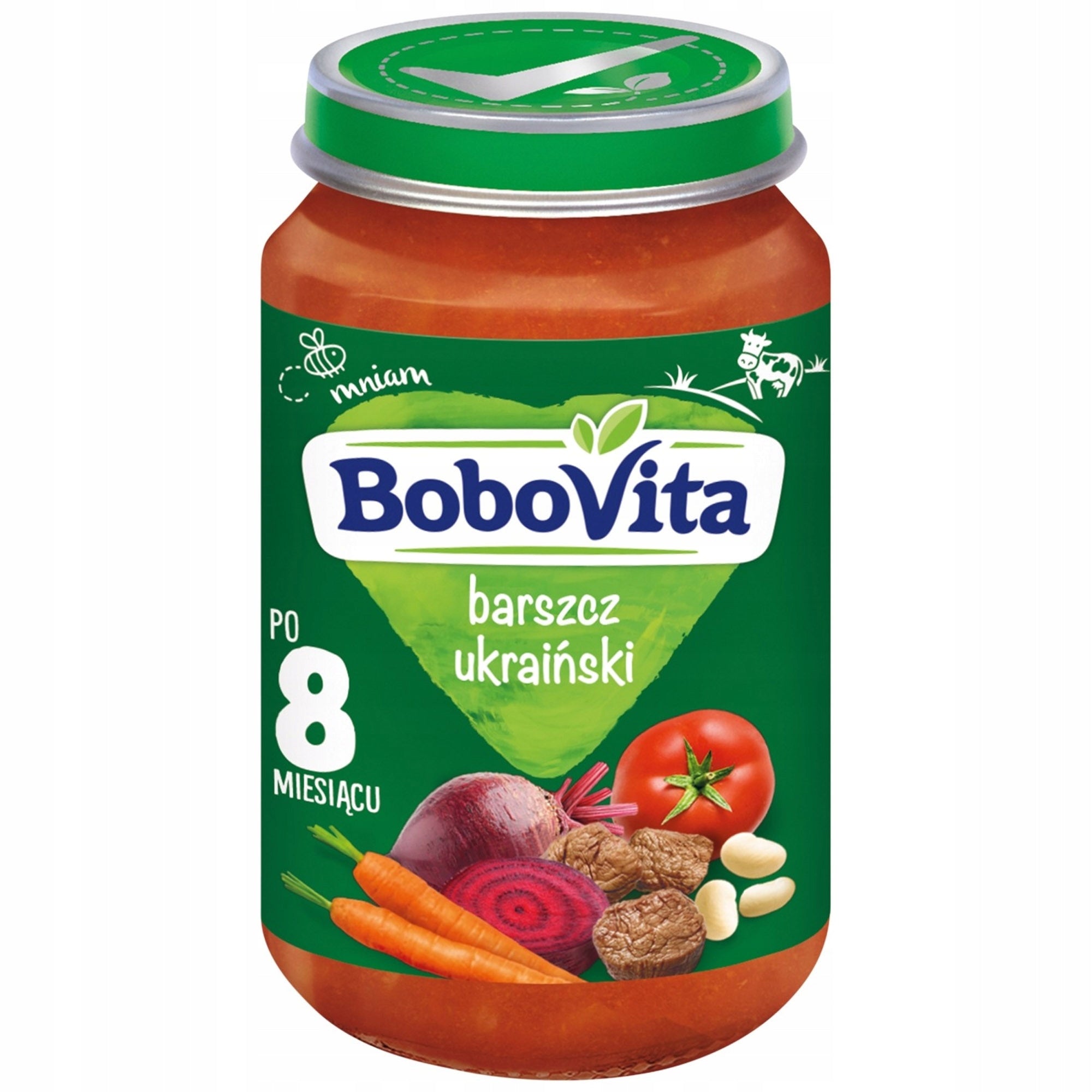 Lunch Bobovita Ukrainian borscht soup for children from 8 months 190 g