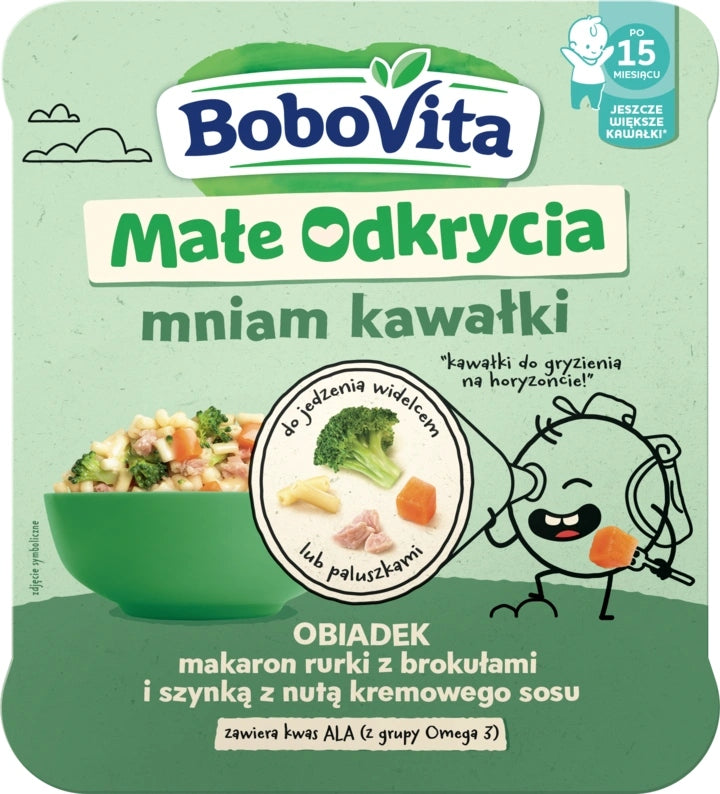 Lunch Bobovita from 15 months 200 g pasta, vegetables, pork