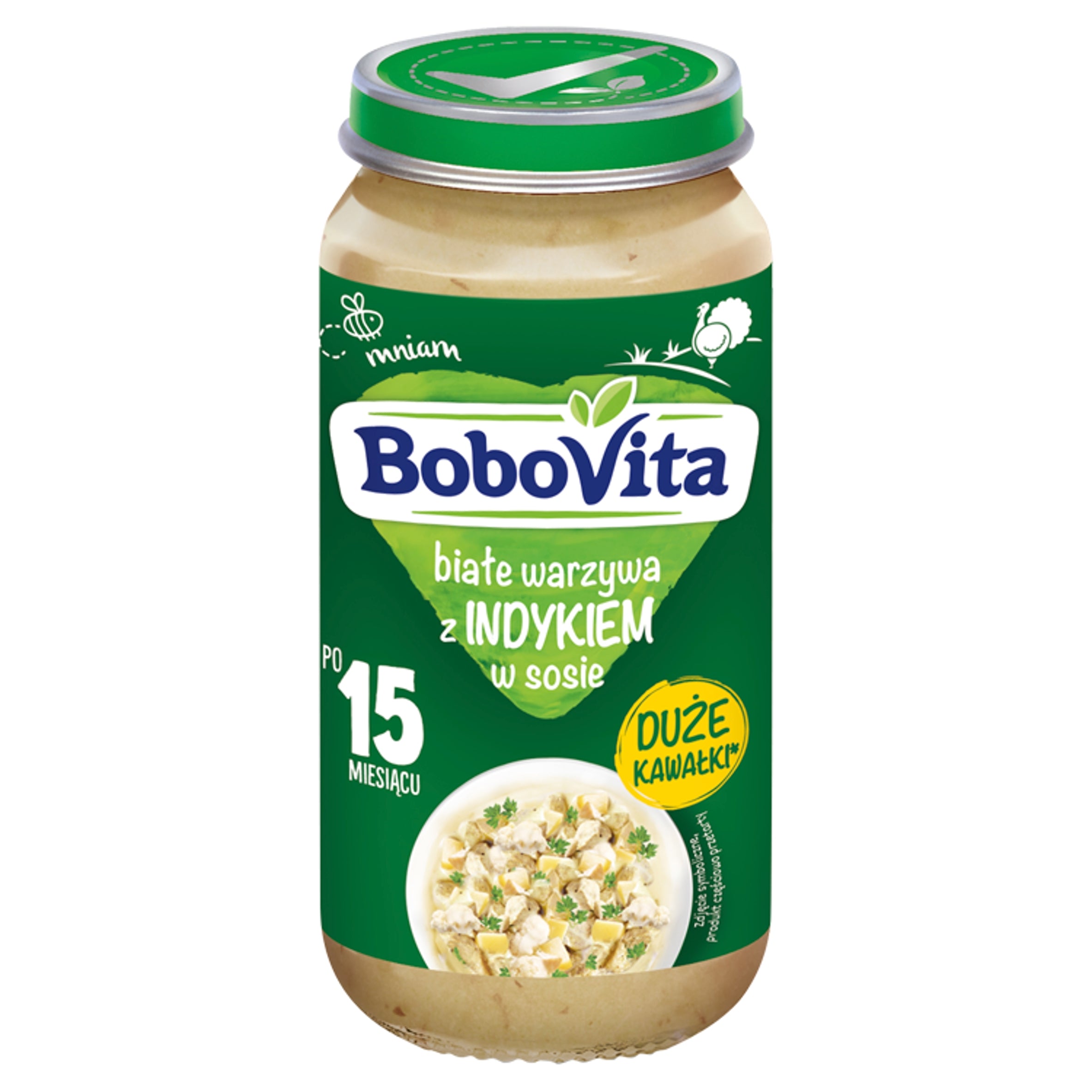 Lunch Bobovita white vegetables with turkey in sauce from 15 months 250 g