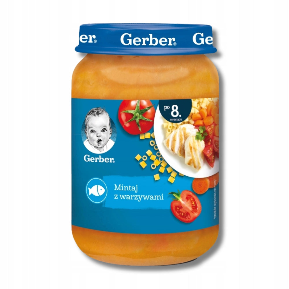 Lunch Gerber Mintaj with vegetables after 8 months 190g