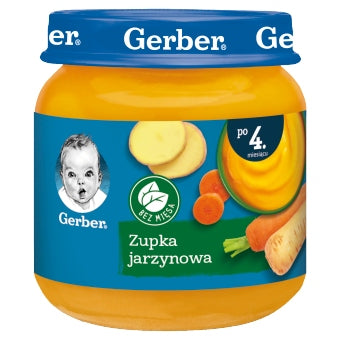Lunch Gerber Vegetable soup for babies after 4 months 125 g x 6 Medical device no