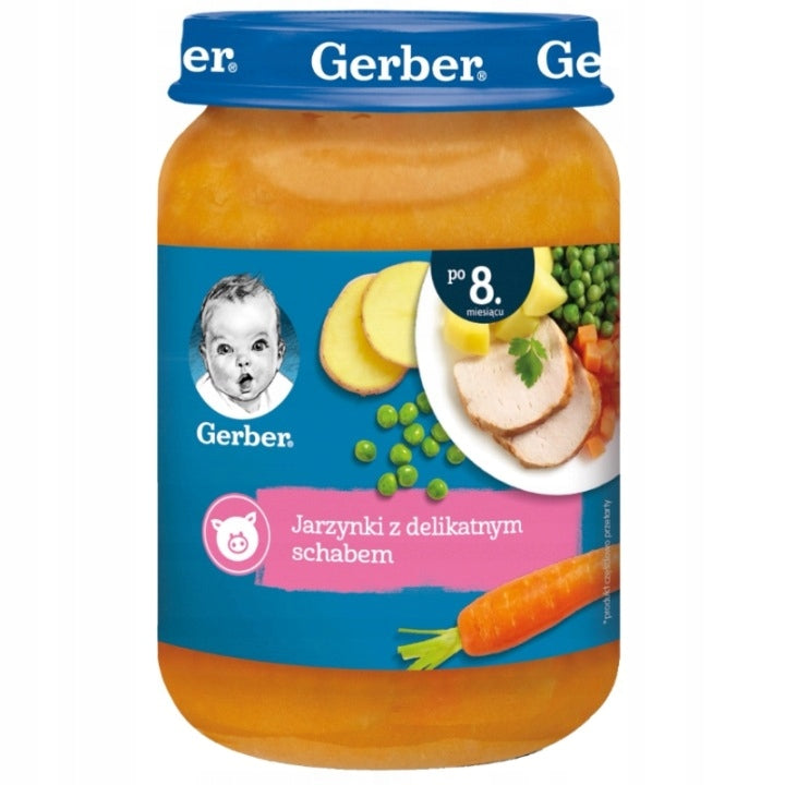 Lunch Jarzyna with Delicate Pork Loin after 8 Months Onwards 190 g Gerber