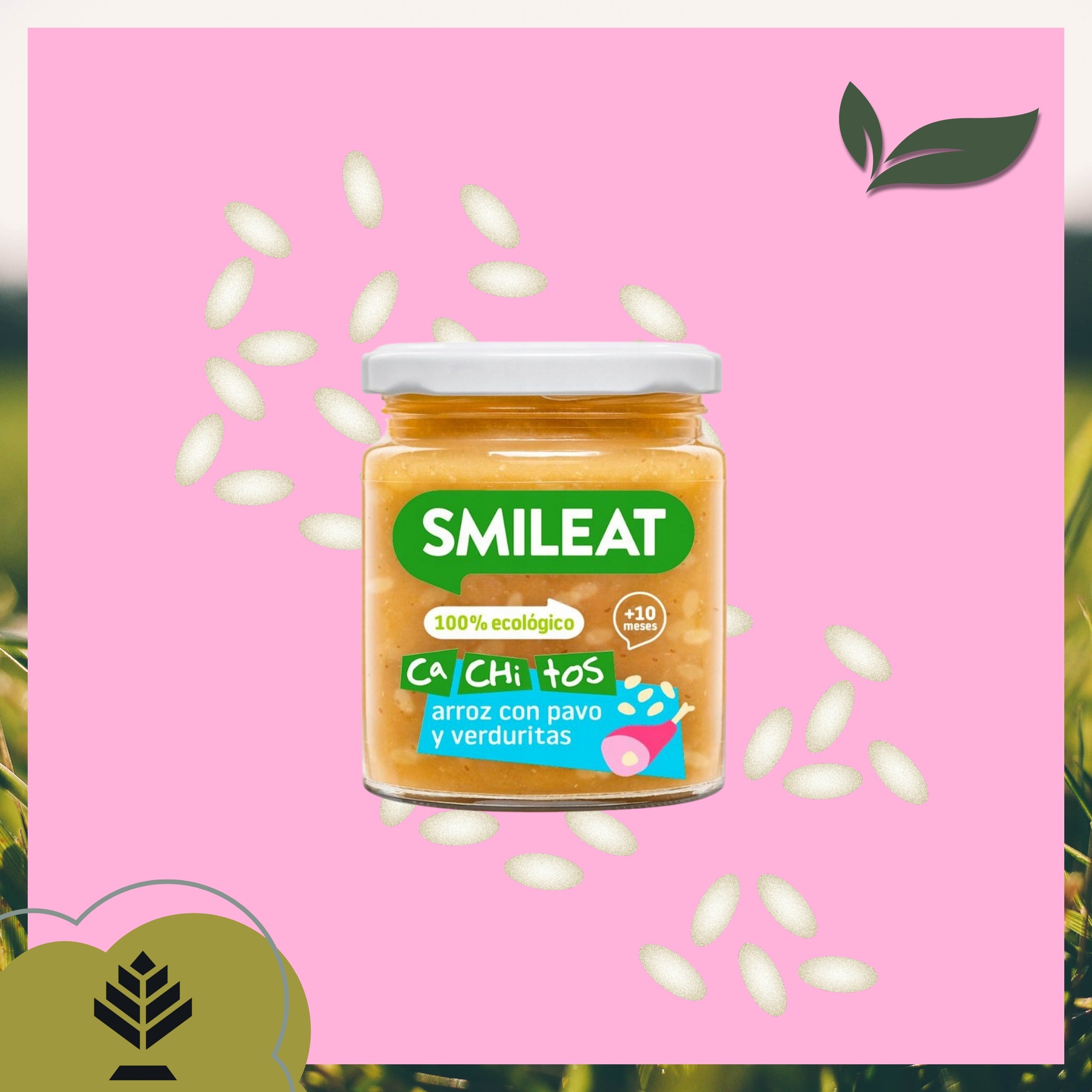 Lunch in a jar Smileat Rice With Turkey Vegetables For Children After 10M 230G EAN (GTIN) 8437017636304