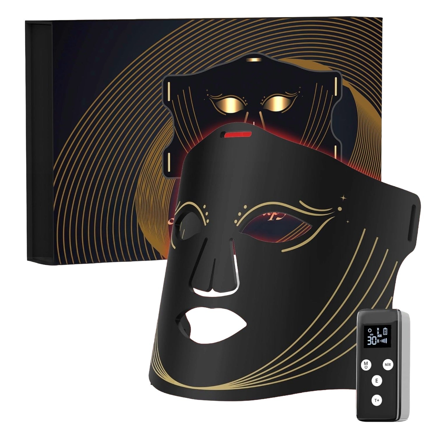 LungSank LED Light Therapy Mask 7 Colors 850nm With Cooling Mask