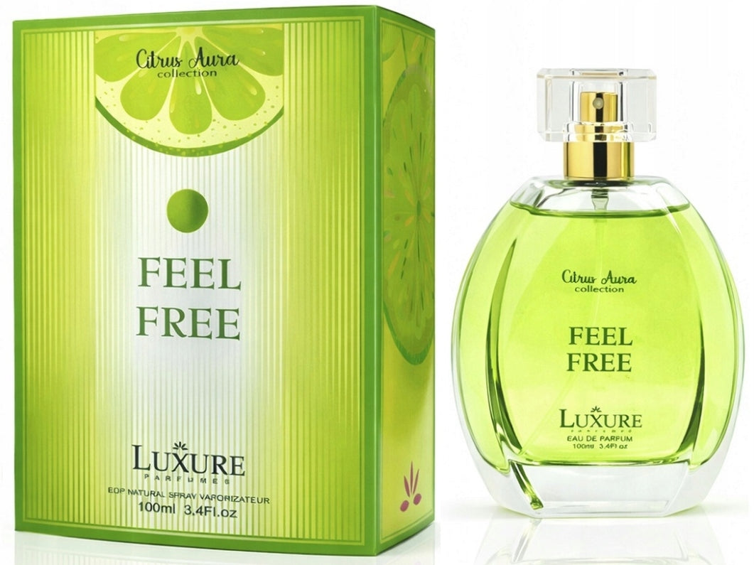 Luxure Citrus Aura Collection Feel Free Eau de Parfum for women 100 ml