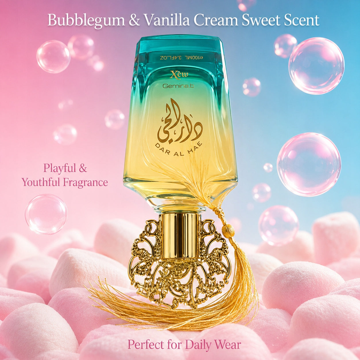 Luxury Arabian Perfume for Women 100ml Sweet Gourmand Scent Packaging status original