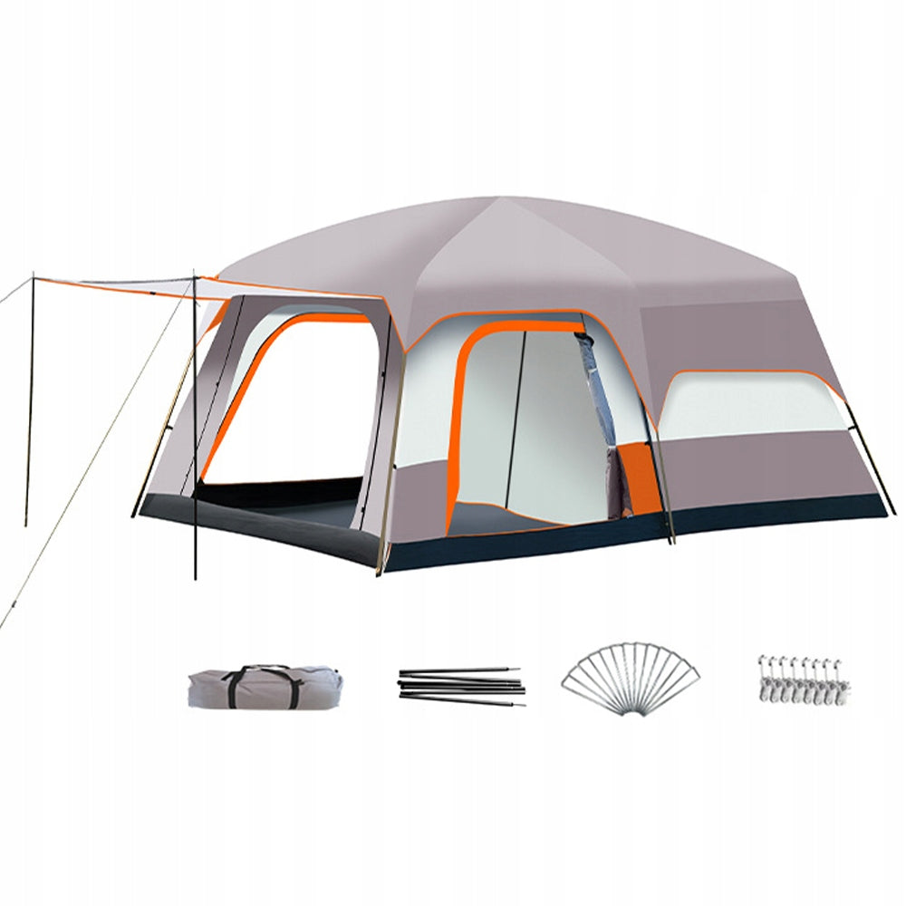 Luxury tent 2 bedrooms 8-12 pers. 430x305x200cm + set