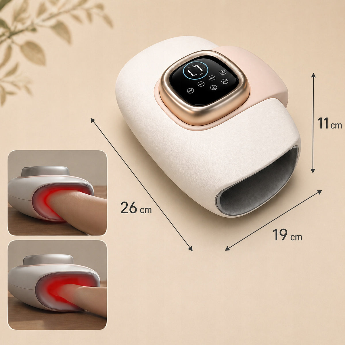 LynkCust Professional Compression Hand Massager with Heating Brand LynkCust