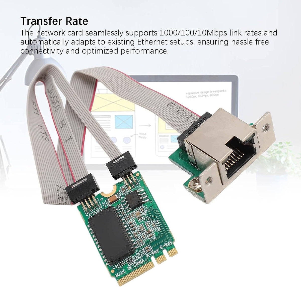 M.2 A+E GIGABIT ETHERNET 1000MBPS RJ45 Manufacturer code KARTA SIECIOWA M.2 GIGABIT ETHERNET NIC