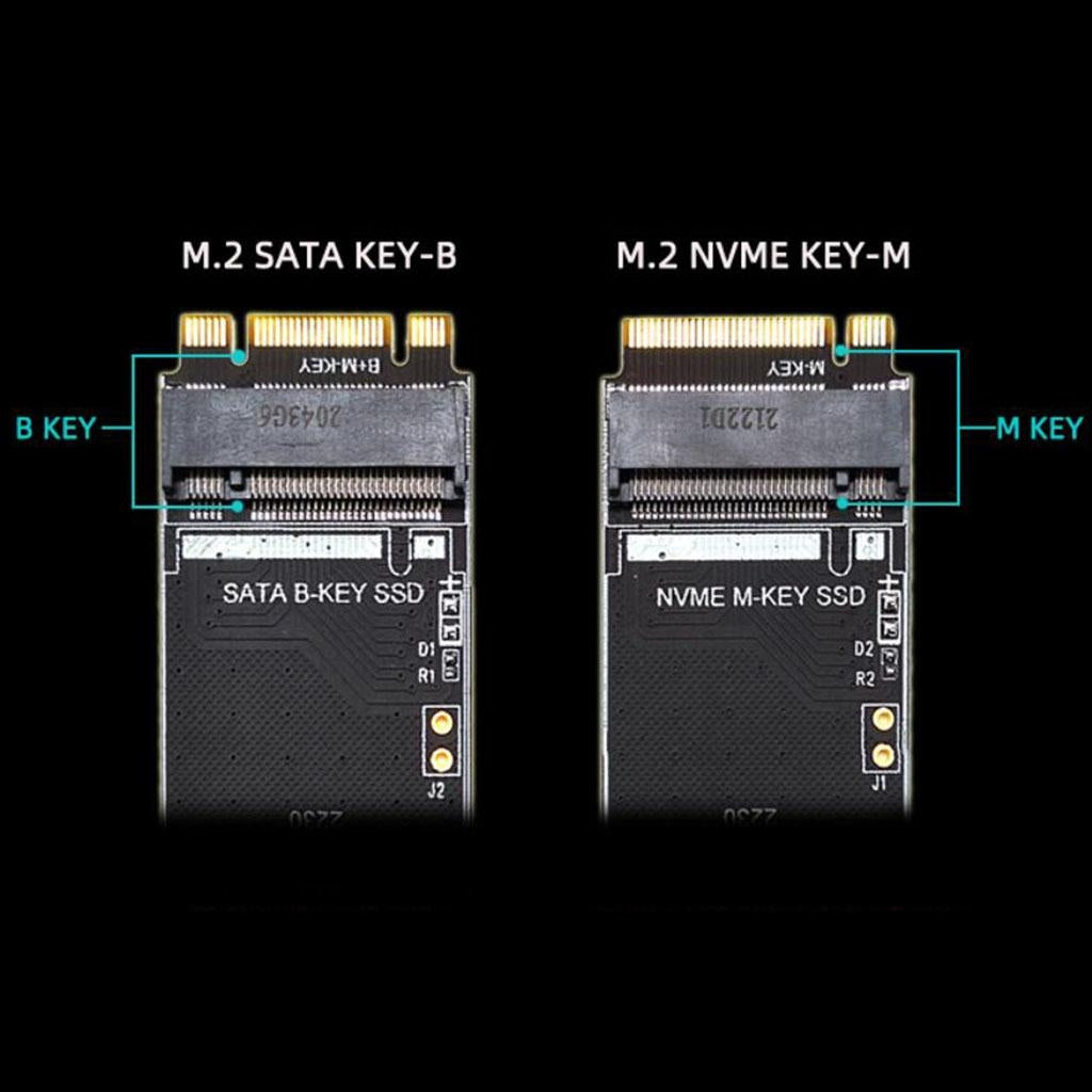 M.2 NGFF Key A to Key M Riser Card to PCIe Converter Easy Installation for Packaging status original