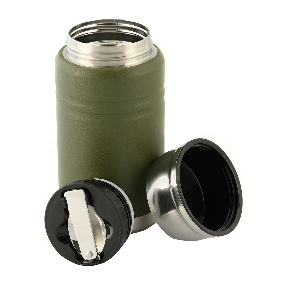 M-Tac Dinner Thermos Soup 0,75 l Mug + Spoon Stainless Steel Green Brand M-Tac