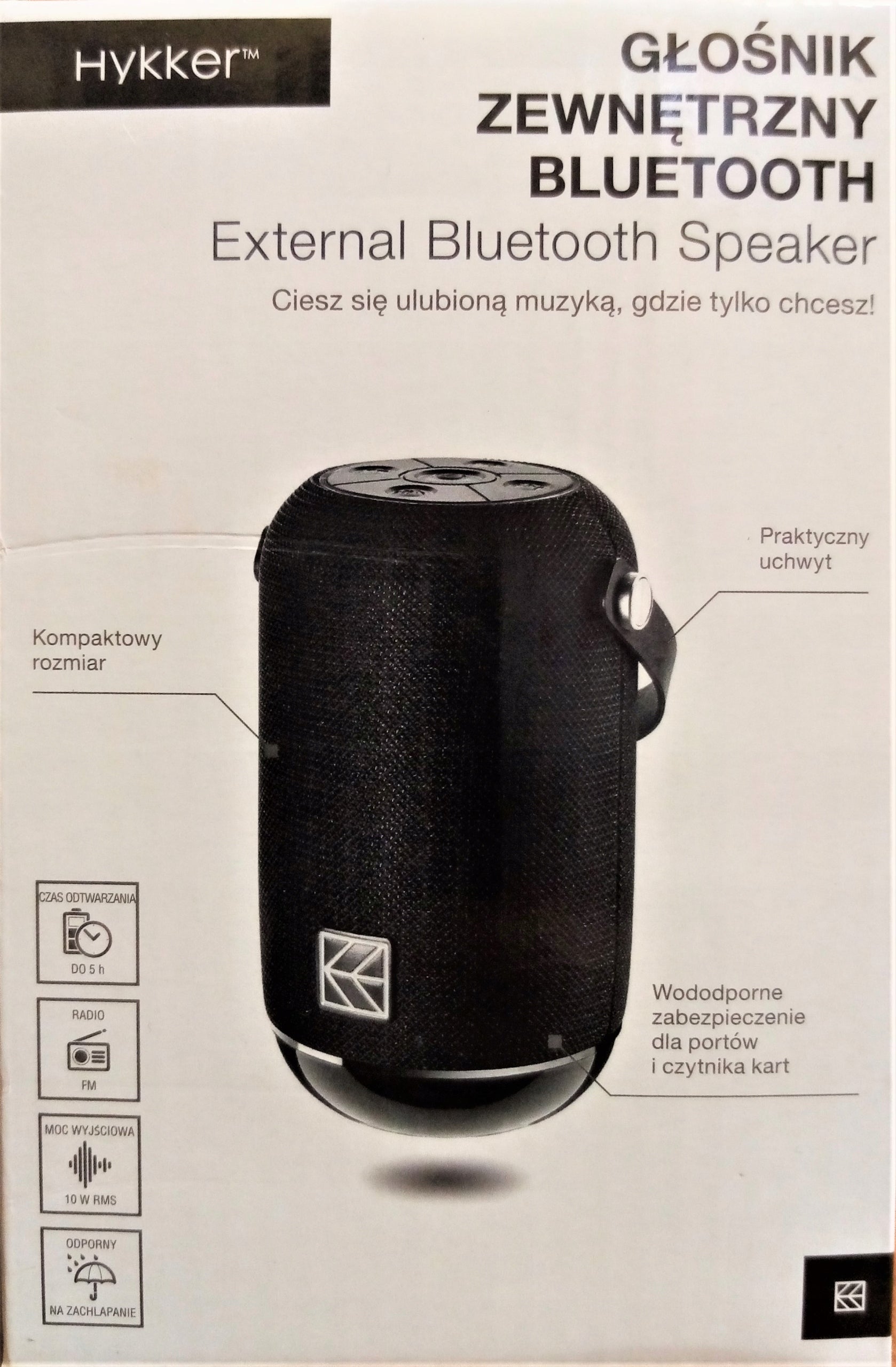 M31 HYKKER Outdoor Bluetooth Speaker black