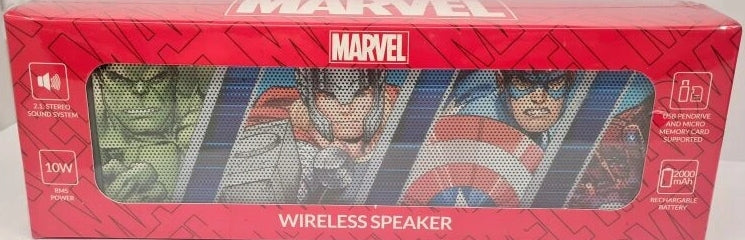 M47. WIRELESS SPEAKER 10W 2.1 AVENGERS MARVEL