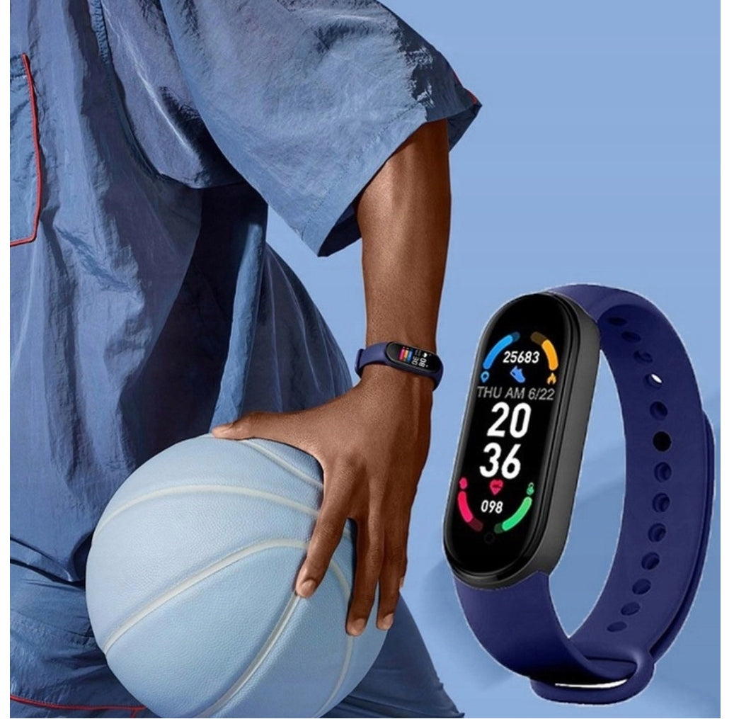 M6 SPORTS BAND SMARTWATCH SMARTBAND navy blue Packaging status original