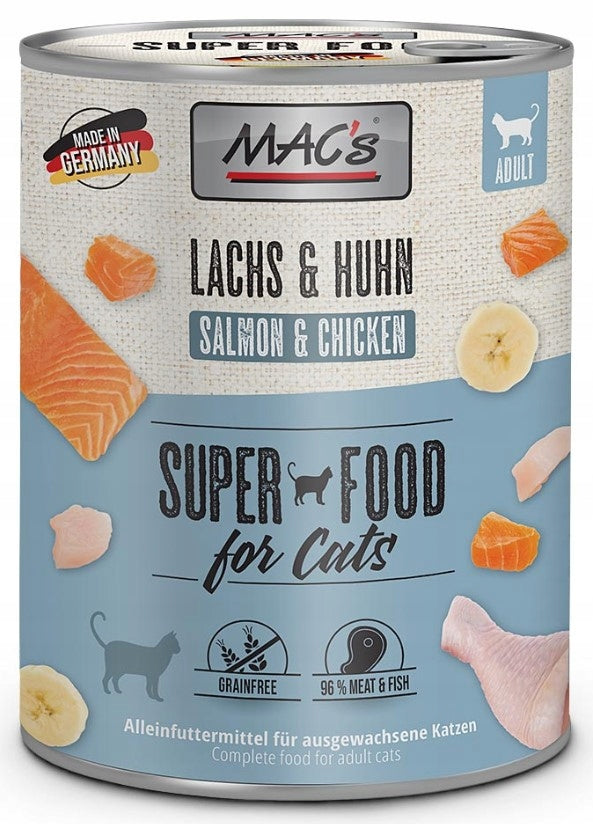 MAC'S CAT WITH SALMON AND CHICKEN FOR CAT 400g Brand Mac's