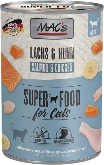 MAC'S CAT WITH SALMON AND CHICKEN FOR CAT 400g