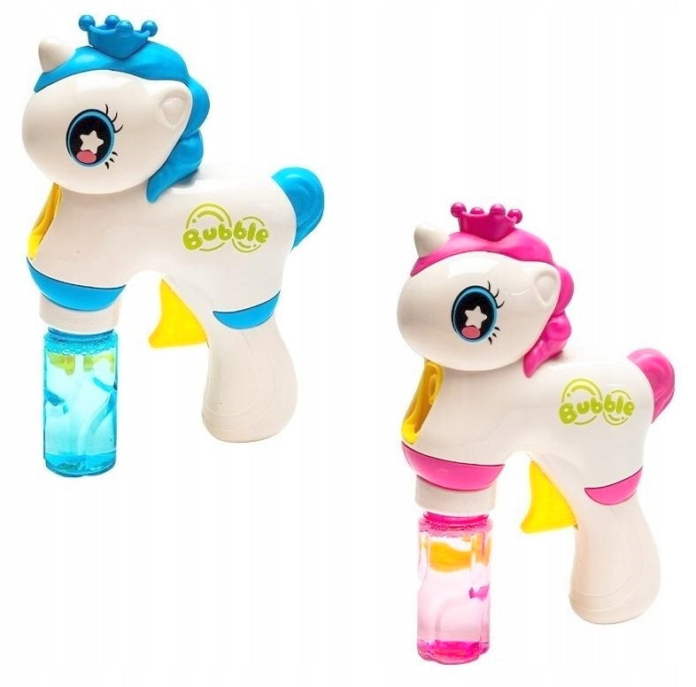 MACHINE CAMERA BUBBLE GUN SOAP BUBBLES HORSE UNICORN Packaging status original
