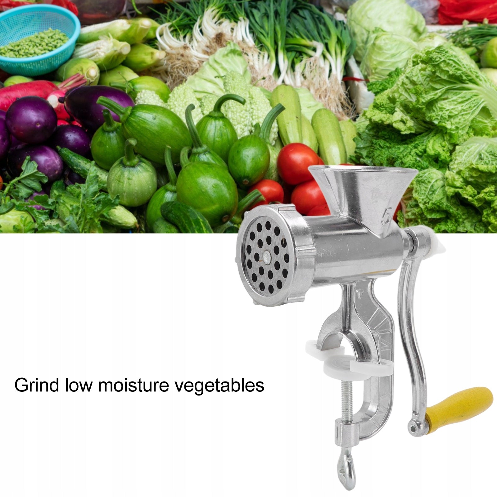 MACHINE GRINDER FOR GRINDING MEAT FUNNELS STRAINER CAST IRON STUFFER Power rating 1 W