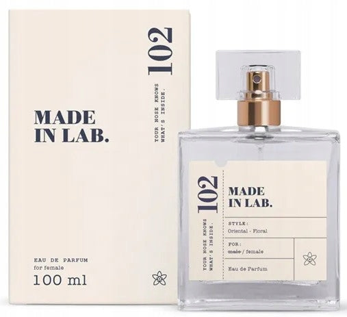 MADE IN LAB 102 WOMAN EAU DE PARFUM 100 ml Manufacturer code 5902693168263