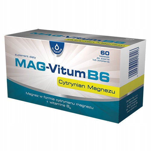MAG-VITUM B6 magnesium citrate vitamin B6 60 lozenges