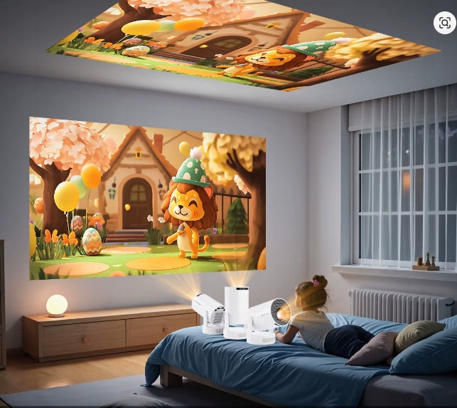 MAGCUBIC MINI PROJECTOR 4K ANDROID 14 720P WIFI 6 BT 5.4 HY300 ULTRA Brand Magcubic