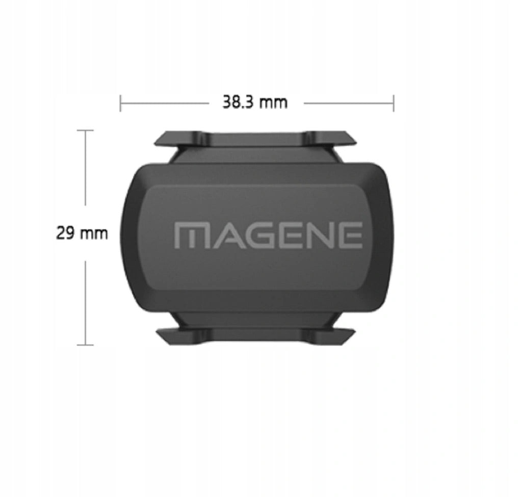 MAGENE speed cadence sensor for Polar Garmin Color black
