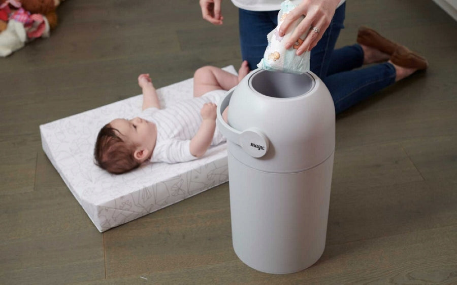 MAGIC Basket for used diapers for 25 diapers + bags Black Manufacturer code MA-C110BA 2