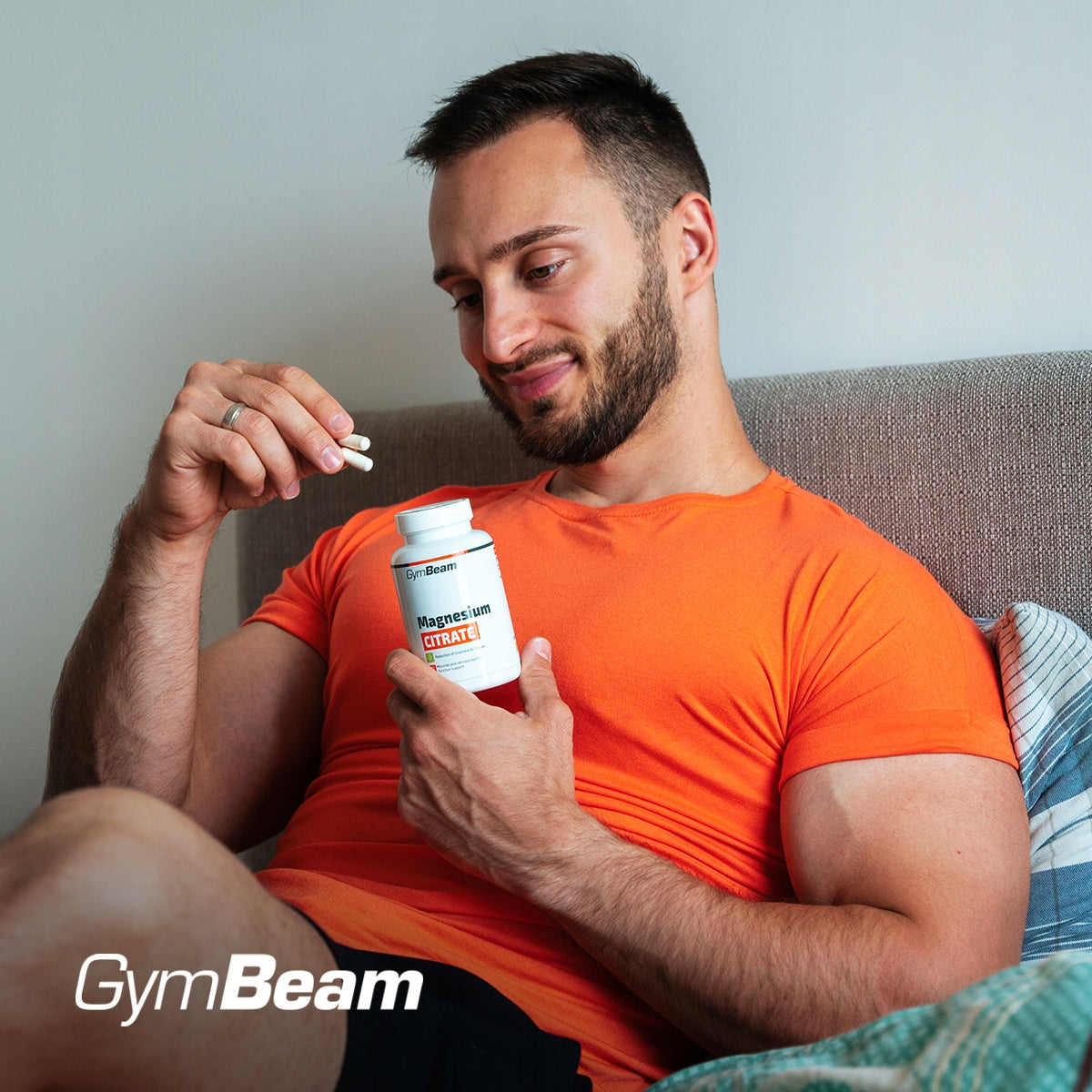 MAGNESIUM CITRATE FATIGUE NERVOUS SYSTEM EASILY DIGESTIBLE GymBeam 120cap Brand GymBeam