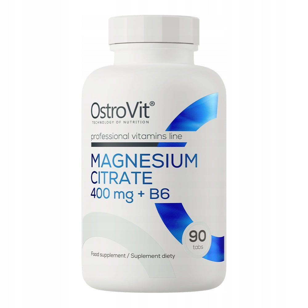 MAGNESIUM CITRATE OstroVit 400 mg + Vitamin B6 90 tab MAX DOSE Contractions