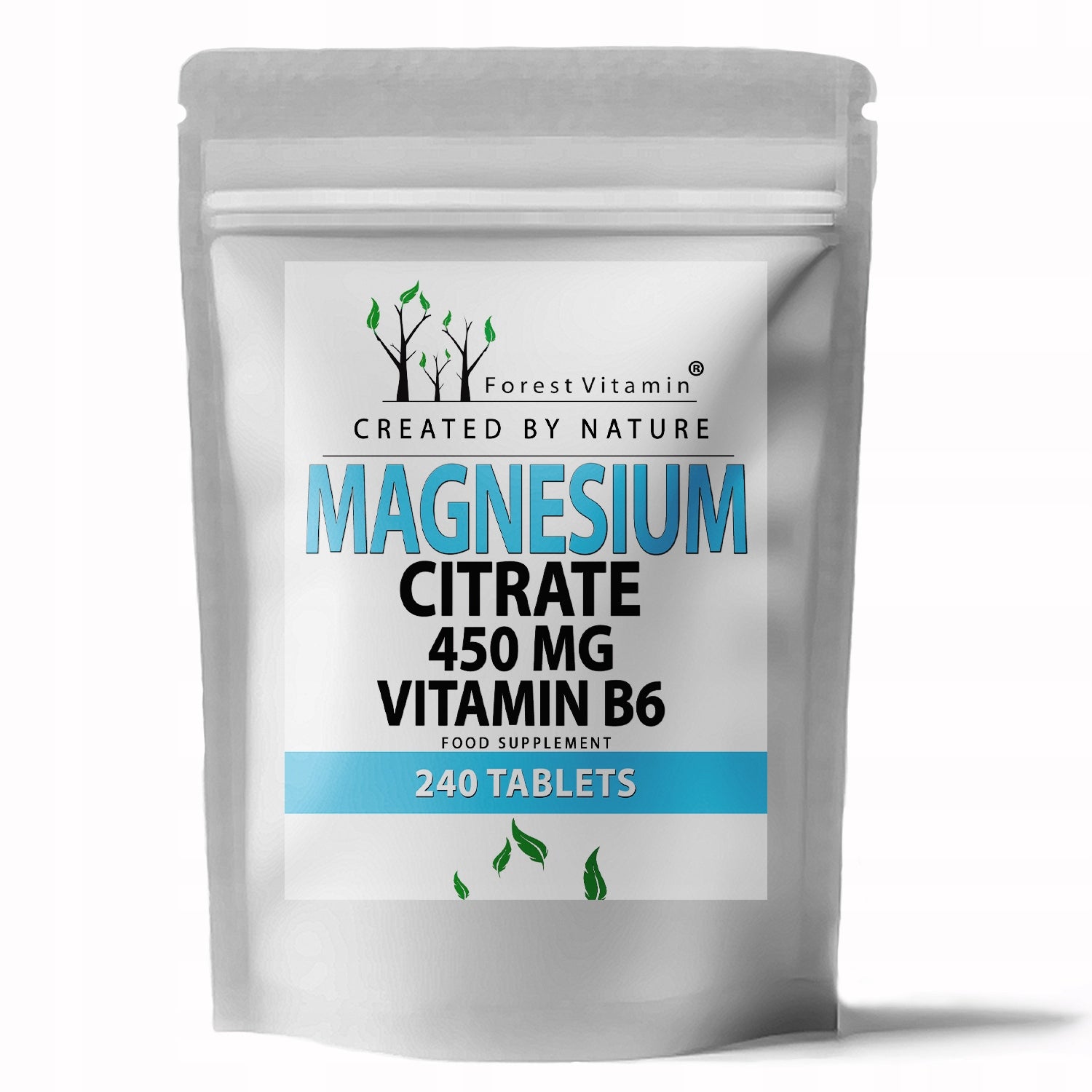 MAGNESIUM CITRATE + VITAMIN B6 240tabs CONTRACTIONS STRONG MAGNESIUM