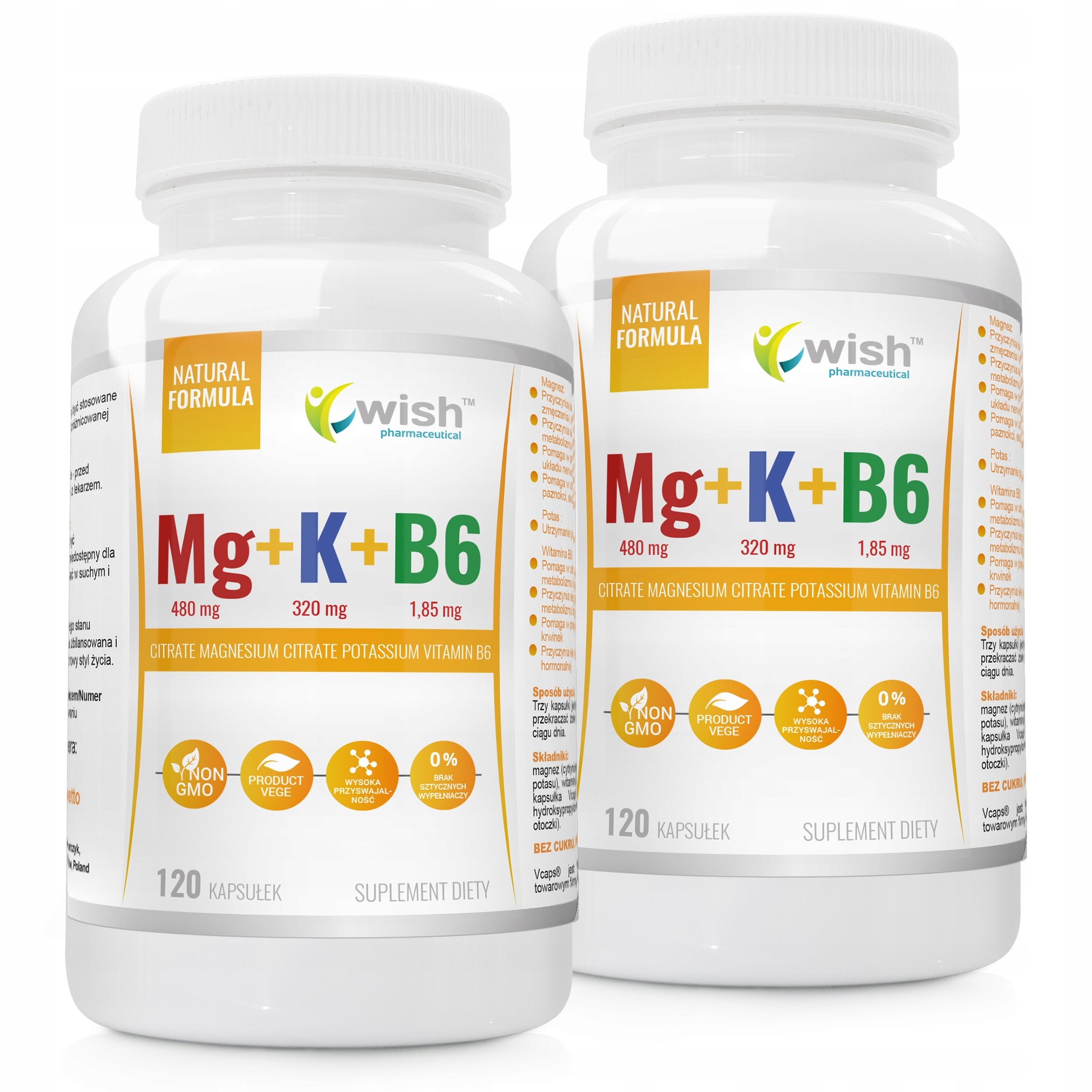 MAGNESIUM CITRATE and POTASSIUM and B6 240k magnesium Vege