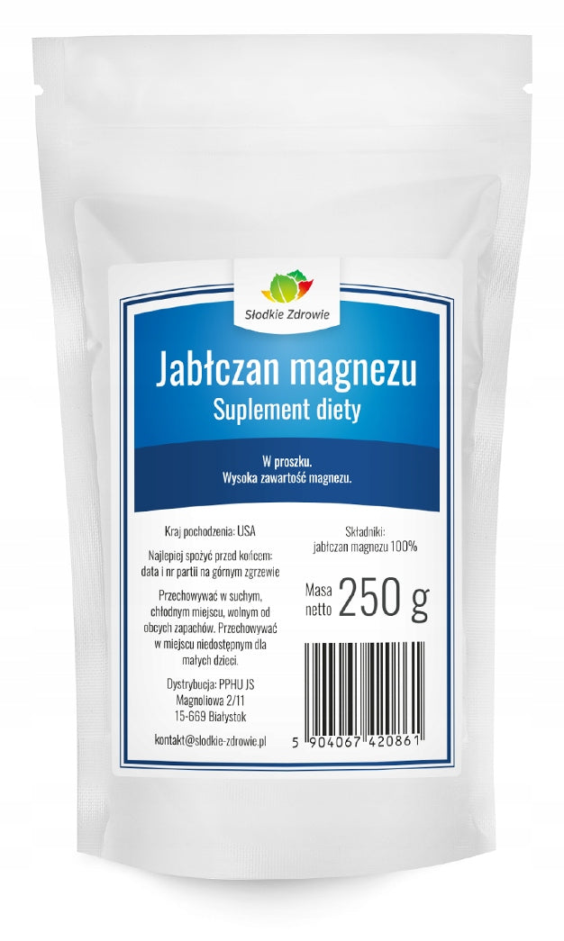 MAGNESIUM MALATE Pure Magnesium Powder 250g