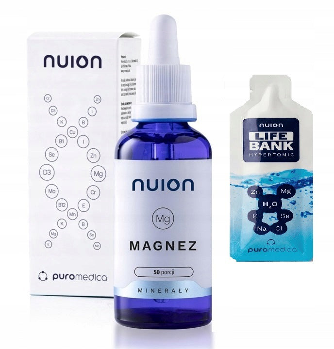 MAGNESIUM PURE IN DROPS 50ml HEALTH IMMUNITY NUION + ELECTROLYTES