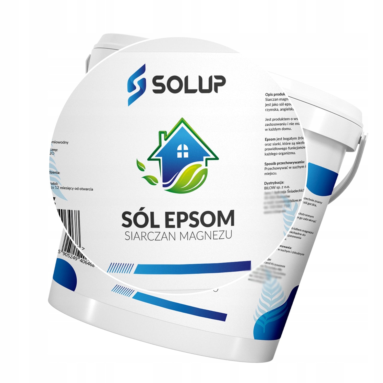 MAGNESIUM SULFATE HEPTAHYDRATE EPSOM PURE 10kg Manufacturer Solup